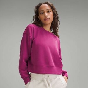 Lululemon Ribbed Softstreme Perfectly Oversized Cropped Crew